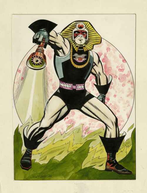 talesfromweirdland:Goddess, and Pharaoh. (Concept?) illustrations from 1966 by Marvel Silver Age gia