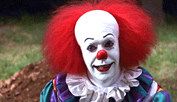 classichorrorblog:  Tim Curry as Pennywise The Clown in Stephen King’s IT (1990)