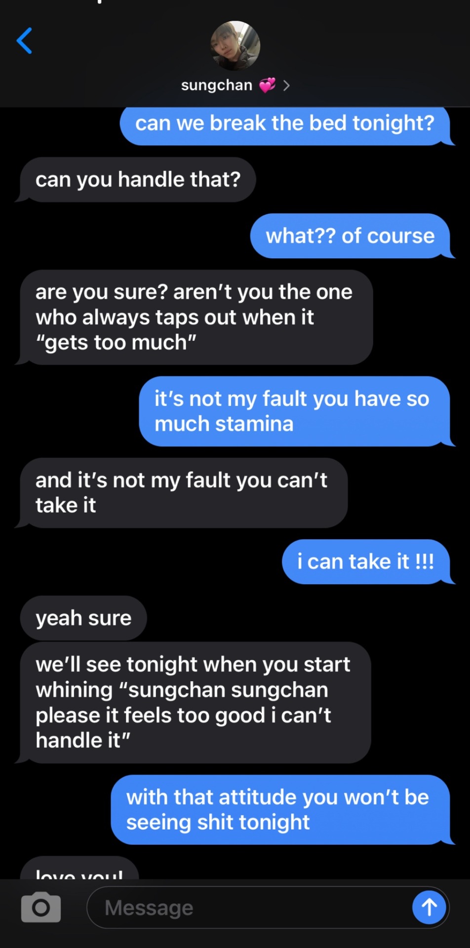 Riize Texts Of You Asking Can We Break The Bed Tonight?