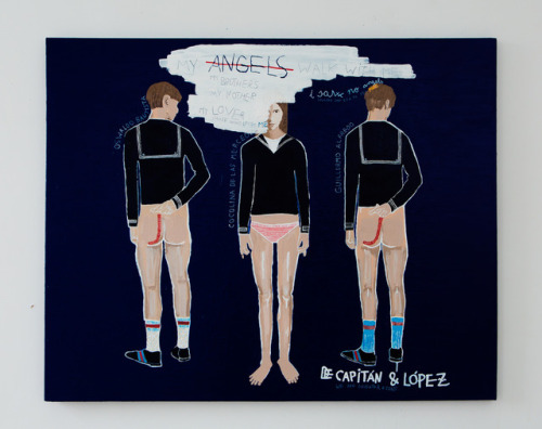 Angels Walk With Me (Royal College of Art, 2016)Mixed media Coco Capitán