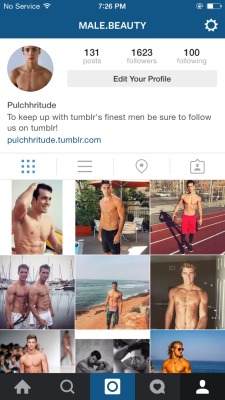 pulchhritude:  if you want to see more attractive guys on Instagram make sure to follow us on our account @male.beauty ! We post completely different content on there so check us out :)
