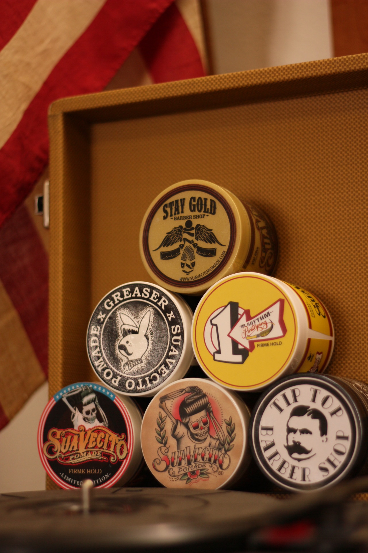 suavecitopomade:  The newest member of the family is fitting right in! Available