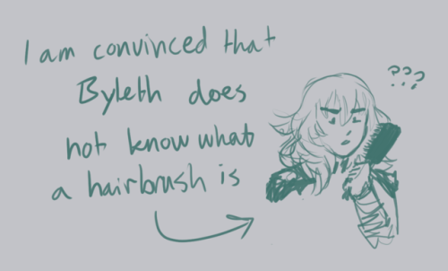 It is @gaydelgard ‘s birthday and it is also Byleth’s birthday so it is time for…Party Byleth