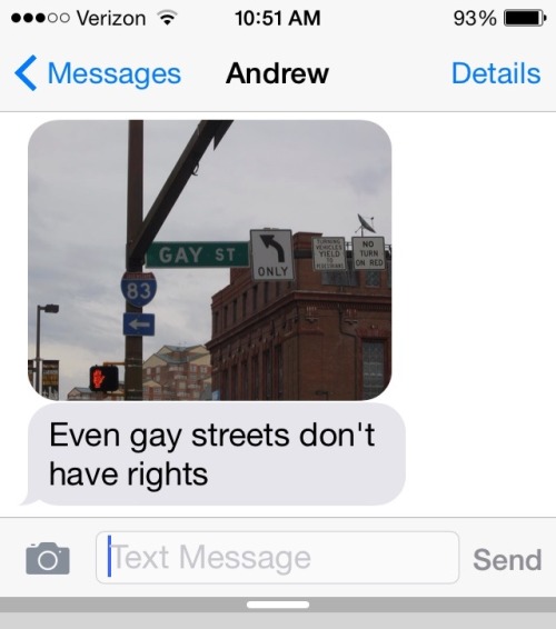 aconnormanning: evanhowe: So my brother texted me I work right across the street from this intersect