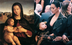 Houseofaries:did Anyone Else Think Of Raphael’s Madonna And Child When They Saw