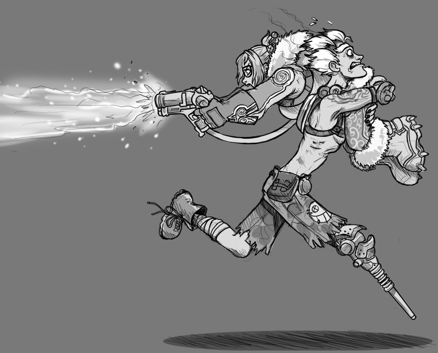 funkyfluff-fiction:Retreating to Point B ^^