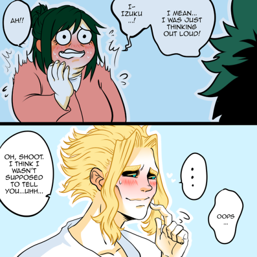 All Might - Well, your mother is a wonderful person, I’m honored to hear that she thinks highly of m