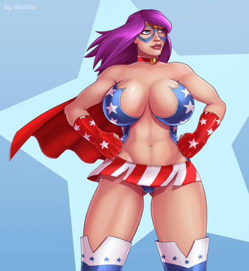 devilhs:    commission for SuproLana Liberty adult photos