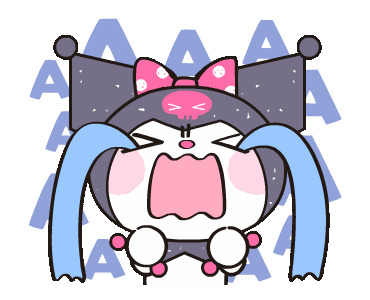 Astherin Sticker Set Kuromi Cute Stylish Author Sanrio