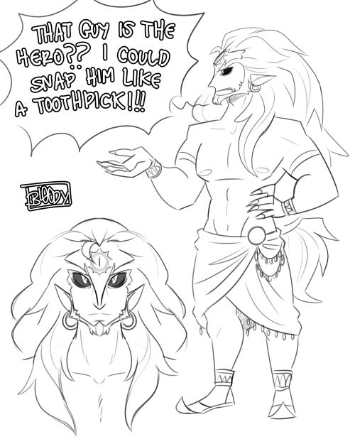 Link’s adventures in Gerudo town.