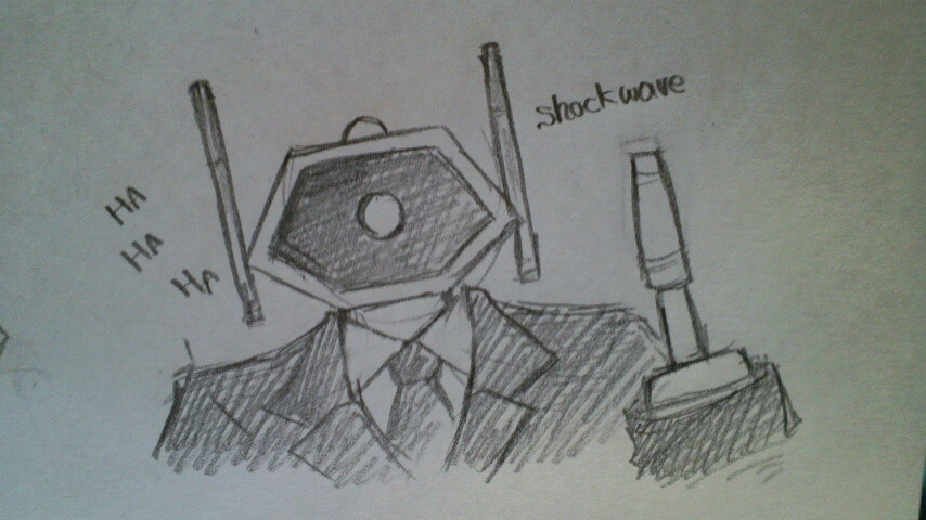atto-18gb:  The Shockwave dressed in the suit again! As for the one of sound waves,