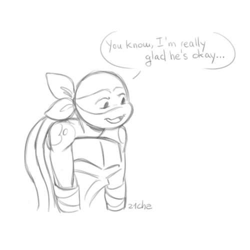 Little Sunset Duo Comic I Really Wanted To Make Because You Know, Mikey Deserves Raph's Praise And Recognition