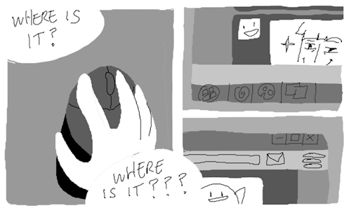 insertdisc5:*sweats* every so often this comic makes a resurgence. no it wasnt homestuck. yes i was 