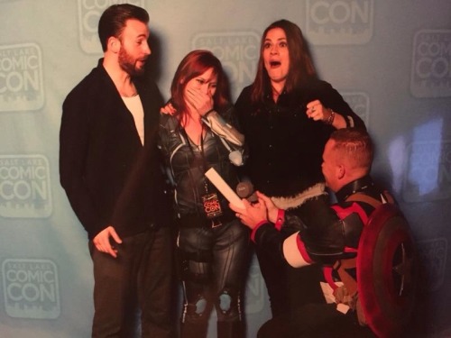 peggycarterislife:Life goal: have Hayley Atwell on your engagement pic making the cutest and dorkies