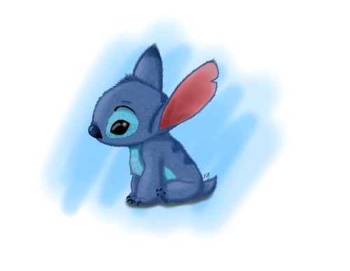 Was watching lilo and stitch and wanted to draw this adorable little fur ball.