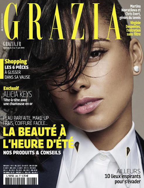 global-fashions:  Alicia Keys - Grazia France June 2015photos Nico