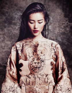 xangeoudemonx:  Liu Wen - Vogue Thailand