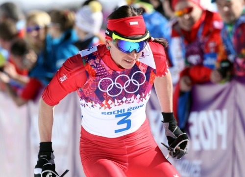 hellopoland:Justyna Kowalczyk won the women’s cross-country 10km classic gold by more than 18 minute