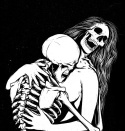 skull-heads:  Fire and Desire. Also, hello new followers. Thank you so much for the love. Much, much more to come. 🖤  
