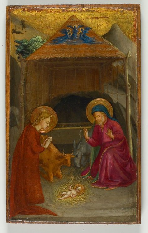 artist-angelico: The Nativity, Fra Angelico, c. 1425, Minneapolis Institute of Art: PaintingsMary, J