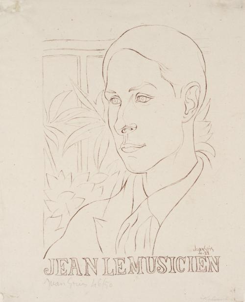 Jean the Musician, Juan Gris, 1921, Tatedate inscribed Bequeathed by Elly Kahnweiler 1991 to form pa