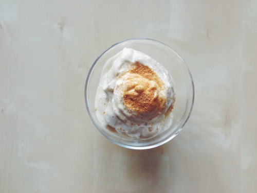 Banana ‘Ice-cream’ This might just be the easiest & quickest dessert EVER! All you n