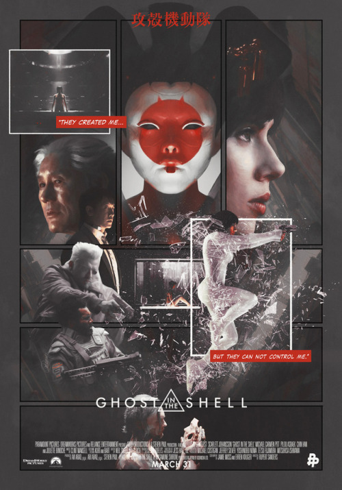  Alternative movie poster in collaboration with Poster Posse’s Tribute To Paramount’s “Ghost In The 