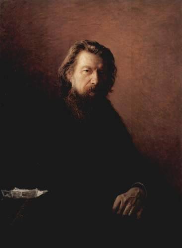 artist-nikolaige: Portrait of Alexei Antipowitsch Potechin, 1876, Nikolai GeMedium: oil,canvas