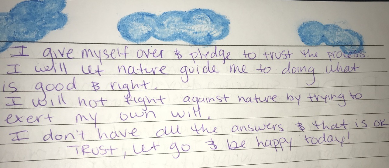 soberlittlebaby:  As part of working the third step, my sponsor had me rewrite my
