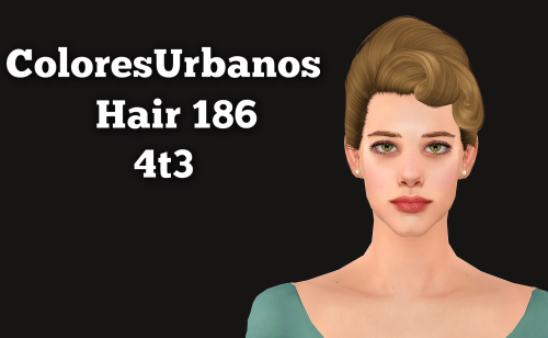 rollo-rolls: Second part of the followers gift ^^ ColoresUrbanos Hair 138 & 186 & 213 4t3: ∙