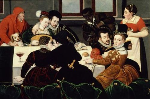 Courtly feast, artist unknown (16th century)