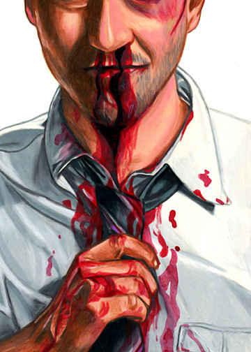 cultclassicmovies:  From Cuyler Smith’s first solo show &lsquo;Cut Short&rsquo;.