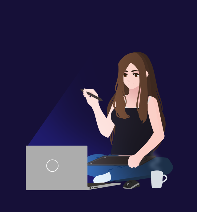 little self portrait thing for something on twitter :)