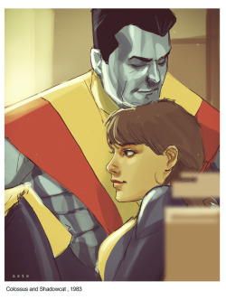 philnoto:  From the Hank Pym Photo Archives -  Peter Rasputin and Katherine “Kitty” Pryde, 1983 