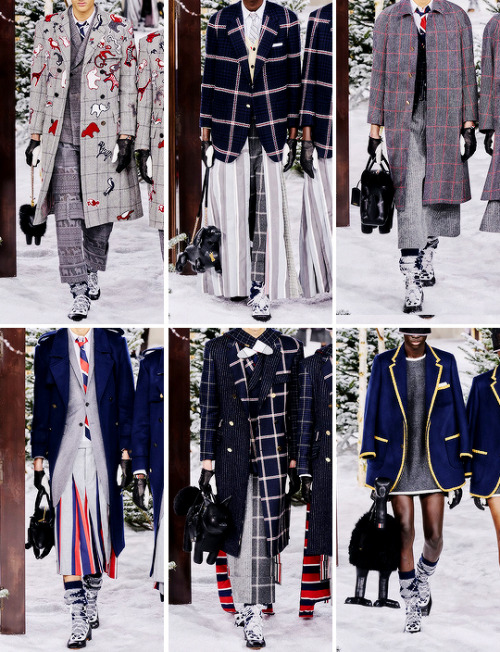 fashion-runways: THOM BROWNE at Paris Fashion Week Fall 2020if you want to support this blog conside