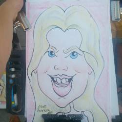 Caricature drawn at Dairy Delight! #mattbernson