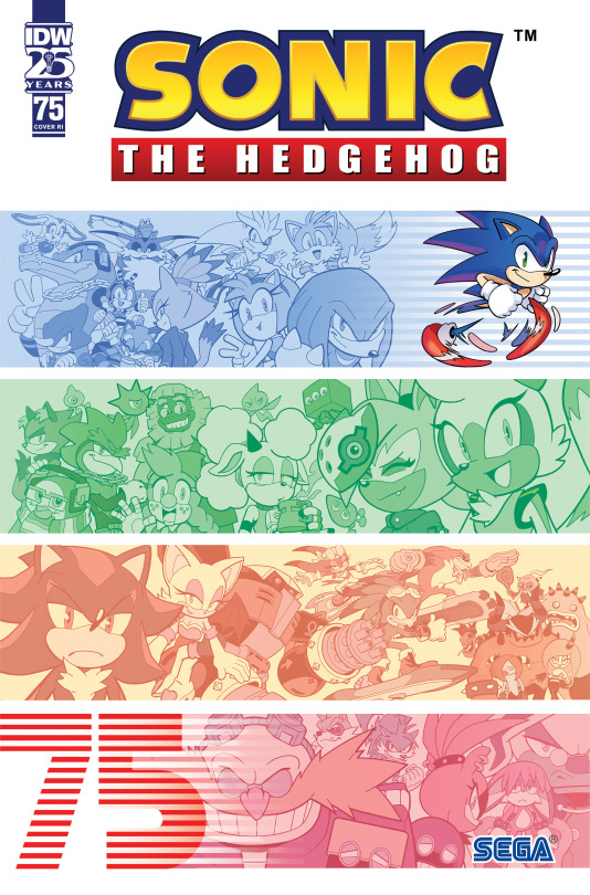 Sonic The Hedgehog #75 1:25 Incentive Variant