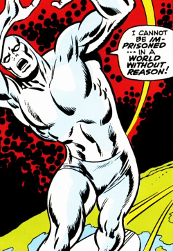 withgreatpowercomesgreatcomics:  The Silver Surfer #1 (1968), written by Stan Lee, art by John Buscema &amp; Joe Sinnott 