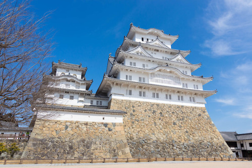 The beauty and purity of the Himeji Castle.