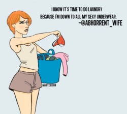 lillith-thesubmissive:  (Source: http://hellogiggles.com/illustrated-tweet-of-the-day-413) When your Dom picks your underwear, you have the opposite problem: you know it’s time to do the laundry when he starts picking fairly bland-looking underwear