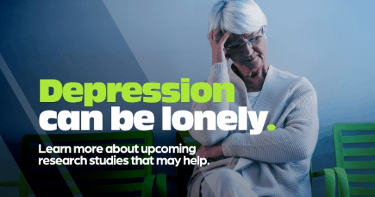 Depression can be lonely