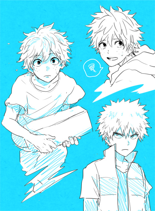 MHA LOG │ moida (Pixiv Id 7099916)Characters: Izuku &amp; KatsukiAnime: Boku no Hero Academia※ A