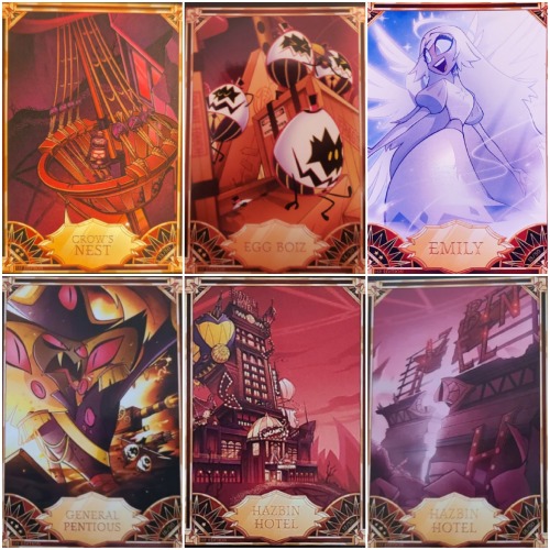 All The Hazbin Hotel 1st Edition 53 Cards In Order!