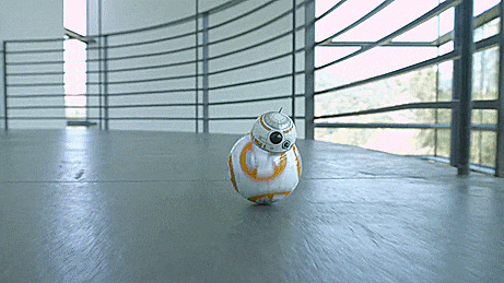 odditymall:    The Star Wars BB-8 Sphero is a robotic ball that you can control from your smartphone that looks and acts just like the BB-8 Droid from Star Wars.   http://odditymall.com/star-wars-bb-8-droid-sphero 