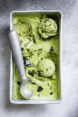 sweetoothgirl:  Coconut Matcha Ice Cream