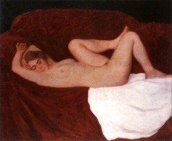 art-is-art-is-art:  Sleeping Woman, Károly Ferenczy