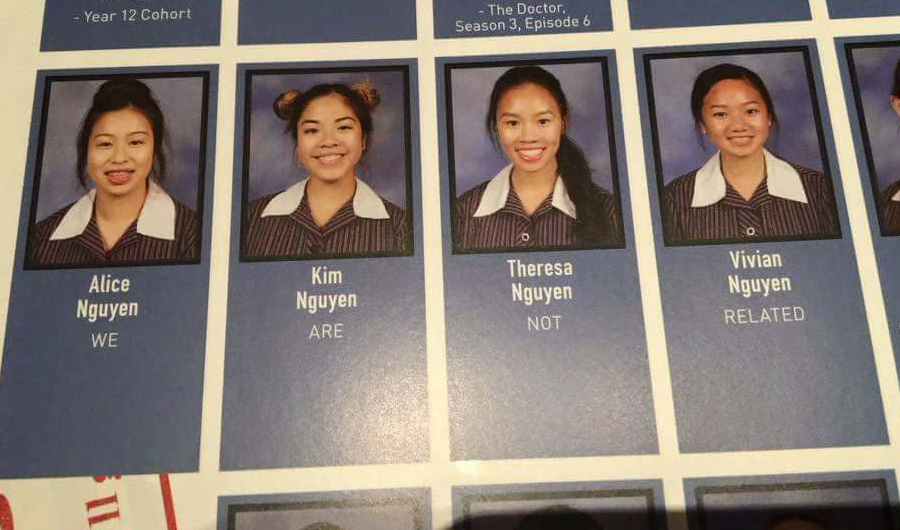 micdotcom:  Add Alice, Kim, Theresa and Vivian (top photo) to the Yearbook Hall of