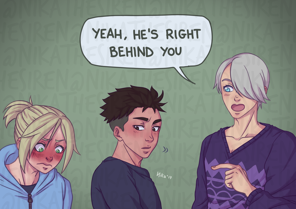 nikathesiren:  When you’re looking for your Yuri 😳💖Based on this (by @d2diamond).