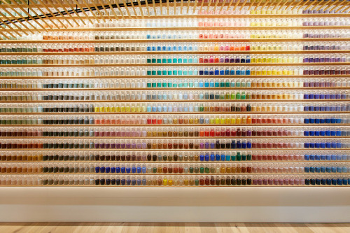 conservethis:itscolossal:A New Japanese Painting Supply Store Lines its Walls With 4,200 Different P