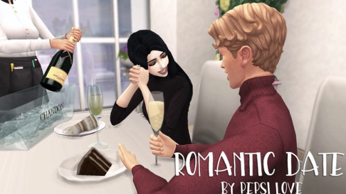 [TS4]Romantic Date Couple Poses (100 Followers )!